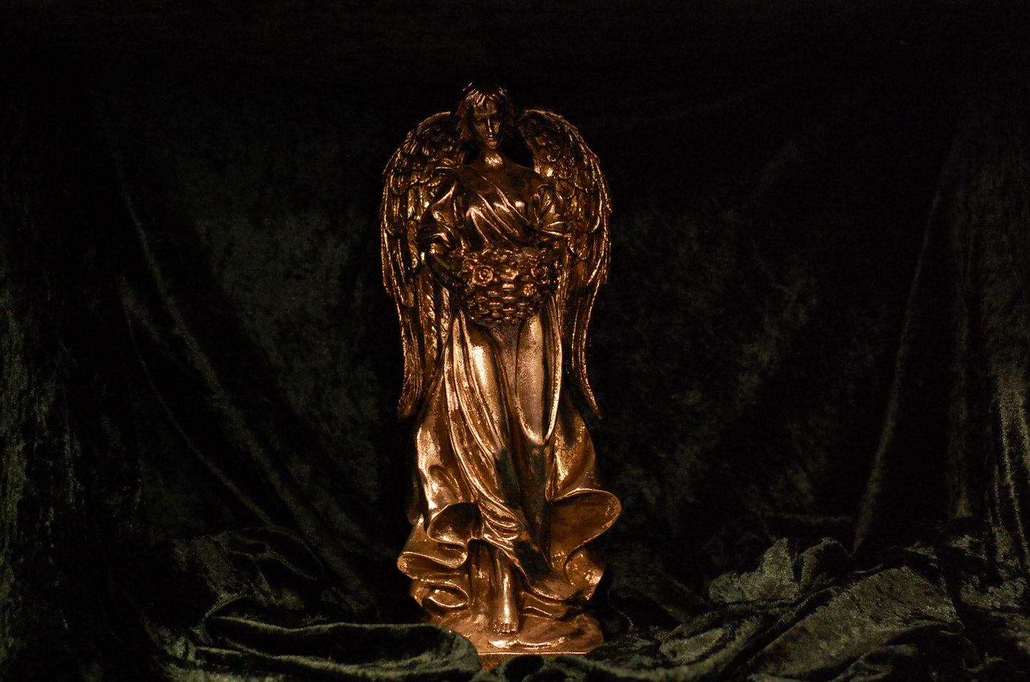 Bronzen Engel van Bescherming – met magnetische vleugels